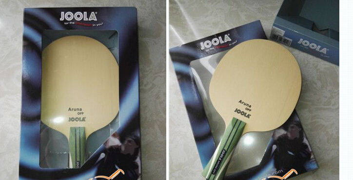 JOOLA优拉 Aruna OFF 阿鲁纳使用乒乓球拍试打评测：一黑到底