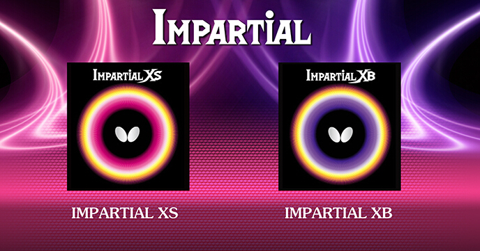 新款蝴蝶IMPARTIAL XB/XS正胶套胶性能介绍